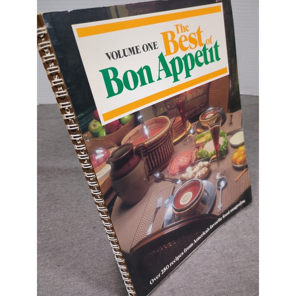 1985 The Best of Bon Appetit Volume One Vintage Cookbook Spiral Bound 250 Recipe